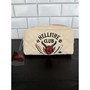 Primark Stranger Things Hellfire Club Quilted Makeup Pouch NWT
